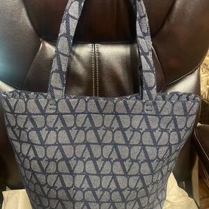 Valentino Garavani Denim Tote with Dust bag